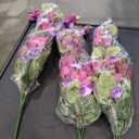 Fake Hibiscus Artificial Hanging Flowers Plants fo Decoration,