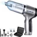 Wireless Portable Mini Car Vacuum Cleaner,Brushless Motor Handheld Cordless Recrghaeable Vacuum,15000PA 3 in 1 Vacuum for Men, Women,Car,Desktop Home Cleaning (Silver Grey Pro)