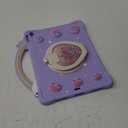 [Super Cute Rainbow Handle Unicorn Case] Compatible with iPad Air 5th Generation 2022 / iPad Air 4th Generation 2020 (Pink) (Purple)