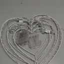 ILLUMINEW 2 Pack Valentine's Day Heart Window Lights, 8 Lighting Modes, 12 Inch LED Hanging Iron Frame Decor for Wedding Holiday Indoor Outdoor Party (2PCS-Red&Pink&White)