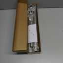 Nickel No-Drill Shower Rod - 32-80 Inches, Anti-Slip Tension Curtain Rod