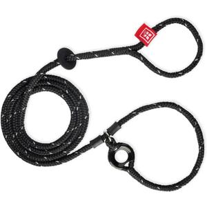 Harness Lead No Pull Dog Harness and Leash Set, Anti Pull Dog Harness for All Breeds and Sizes, One-Piece Cushioned Rope Design Safely Prevents Escaping and Pulling (Small/Medium, Black/Reflective)
