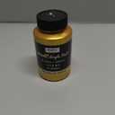 Nicpro Metallic Gold Acrylic Paint, 8.45oz/250ml Large Gold Leaf Paint, Non Toxic, Non Fading Craft Paints for Metal, Wood, Clay, Fabric, Canvas, Furniture, Handcrafts, Art Supplies