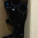 Whitmor Adjustable Rolling Clothes Organizer Chrome Garment Rack, Black and Silver