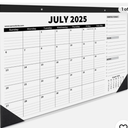 Sproutbrite 18 Month Calendar - 17" x 11.5" Medium Size Desk Calendar 2025-2026, Desktop Monthly Planner with To-Do List and Notes, Home, Office Desk Calendar (3 Pack, Jan 2025)