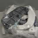 Potty Training Seat SKYROKU Potty Training Toilet with Step Stool Ladder, for Kids Boys Girls Toddlers - Comfortable Safe Potty Seat with Anti-Slip Pads Ladder 8838-Grey