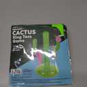 Inflatable Cactus Ring Toss Game Set Target Toss Floating Swimming Ring Toss Includes Cactus,4 Rings for Fiesta Party Accessories Hawaiian Pool Beach Party Decoration Supplies
