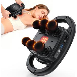 AERLANG Massage Gun Deep Tissue Muscle Massager,Back Massager For Pain Relief,Percussion Multi-Head Massage Gun Tool Handheld Messager With 9 Levels & 4 Modes Gifts For Him Her Dad Mom