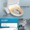TOTO WASHLET KC2 Electronic Bidet Toilet Seat with Heated Seat and SoftClose Lid, Elongated, Cotton White - SW3024#01
