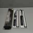 EZVALO Picture Light for Wall, 16'' Black Rechargeable 4800mAh Battery Lights Wireless Remote, Dimmable Magnetic LED Art Painting Light with 3 Color Temperatures, Display for Gallery, Living Room(2P)