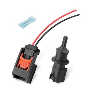 Ambient Air Temp Temperature Sensor with Connector Wire Harness Fit for Dodge/Chrysler/Jeep/Plymouth Replace 5293138AA 5149264AA 5149264AB 5017119AA