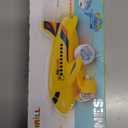 KIDSTHRILL Kids Airplane Toy for Boys & Girls. Set of Three Toy Airplanes with Flashing Lights, Music & Airplane Sound, Push and Go Toy Plane Gift Toys for Toddler Boys 2 3 4 5 6 7 Years Old & up (White, Gray, Yellow)