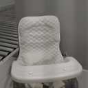 BabyBond Baby Bath Seat with Sitting & Lying 2 Modes, 3-Speed Adjustment, Powerful Suction Cups, Infant Bathtub Chair with Soft and Comfortable Towel, Folding and Hanging (Grey)