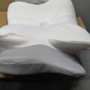 Cervical Pillow for Neck & Shoulder Pain Relief Sleeping - Ergonomic Contour Pillows - Memory Foam Pillow for Side, Back & Stomach Sleepers (King Size 27.5"Lx16.1Wx5.5"H, Gray White)