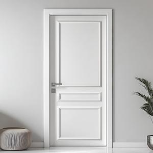 Peel and Stick Door Moulding Kit, Self-Adhesive Pre-Assembled Door Panel Trim for Wall Mirror Window Frame Decor (Top 22"x36" Middle 22"x6" Bottom 22"x20")