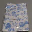 Chinoiserie Easter Table Runner Retro Blue White Bunny Flower Spring Holiday Party Decoration Home Kitchen Dining Room Table Decor