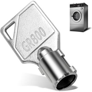 2 x Speed Queen washer and dryer key -GR800 Commercial Coin laundry machine keys for replaces speed queen 54612 key(1 Pcs)