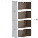 JOYMOOP 198 Qt Stackable Storage Bins with Lids, Closet Organizers and Plastic Storage Drawers for Home, 3 Pack Cubes