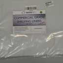 Thirteen Chefs Industrial Shelf Liners 24 x 14 Inch, 5 Pack Set for Wired Shelving Racks, Clear Polypropylene