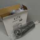 SIUQ 150 Pack Coffee Cup lids, Disposable Plastic Cup Lids for 10, 12, 16, 20, 24 oz Paper Cups, Hot/Cold Drinking Cup Lids, 3.54 Inches/90 mm Diameter - Black