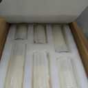 48 PCS Ivory Pillar Candles (2''X3,4,6) and Glass Cylinder Vases(2.6''X5,6,8),Hurricane Candles,Perfectly Sized for use as a Centerpiece Candle Decoration on Wedding Tables!