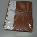 2 x 2026 Planner, Weekly and Monthly Calendar Planner from January 2026 - December 2026, 8.5" x 11" Hardcover Leather Hourly Appointment Book with Tabs, Spiral Daily Planners for College School Work Home, Brown (A4)