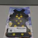 Sfee Ice Cleats for Boots Shoes, Snow Grips Cleats for Ice and Snow Anti-Slip Rubber Traction Cleats for Walking on Snow and Ice 10 Steel Studs Crampons for Hiking, Walking, Climbing, Jogging (M(Women(7-10)/Men(5-8))