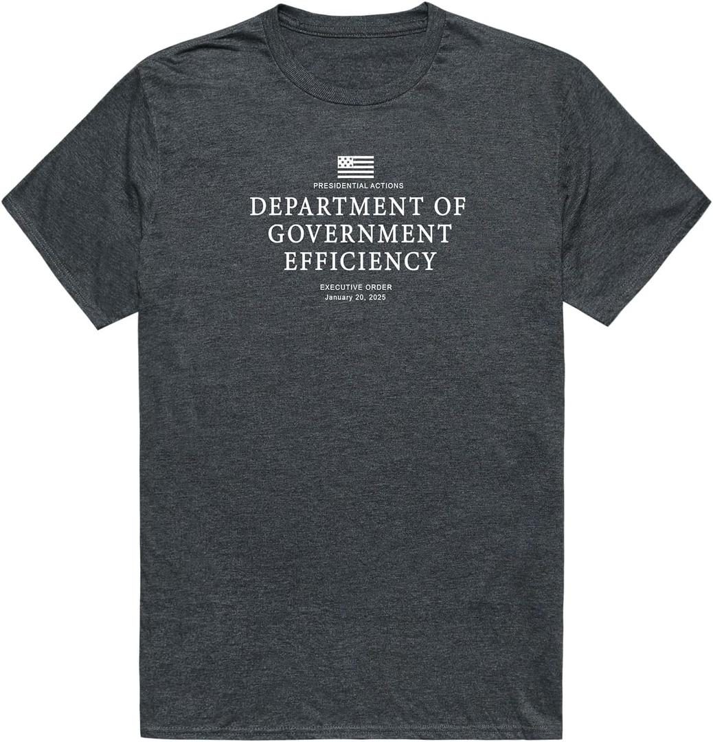 Rapiddominance America Tees (Medium, Heather Charcoal)