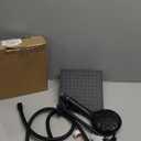 Tudoccy Shower Head, 8‘’ High Pressure Rainfall Shower Head/ Handheld Shower Combo with 11'' Extension Arm, 9 Settings Anti-leak Shower Head with Holder, Height/ Angle Adjustable, Matte Black