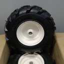 13x5.00-6" Tiller Tire and Wheel, 1" Axle Size, 3-1/8" Centered Hub, 13x5-6 Super Lug Tractor & Trencher Tire Replacement