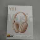 Wentronic Y01 Wireless Noise Canceling Headphones Bluetooth 5.3 Over Ear Headphones with Microphone, Hi-Res Audio, 48H Playtime, Foldable Comfortable Earpads,Compatible with iOS,Android,PC, Starlight