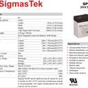 SigmasTek Sure-Lites 3901 Replacement Battery