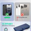 OCASE Compatible with iPhone 17e Case/iPhone 16e Wallet Case, PU Leather Flip Folio with Card Holders RFID Blocking Kickstand [Shockproof TPU Inner Shell] Phone Cover 6.1 Inch 2025, Blue