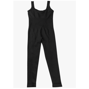 Bodysuits for Women for Women Fashion Yoga Jumpsuits Workout Ribbed Long Sleeve Sport Jumpsuits Legging Fit & (2 Pack) L