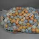 Ball Pit Balls, Safe Non-Toxic BPA-Free Crush-Proof Plastic Balls for Toddlers, Gift for Kids Birthday & Christmas, for Indoor Playpens, Party Decorations & Amusement Activities (50PCS, Gray Blue, Milk White, Green, Orange, Light Red)