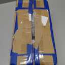 24 Pack 4" Flatbed Edge Protectors with Carrying Case, 4" Winch Ratchet Straps Plastic Corner Protectors for Flatbed Cargo Load (Blue)