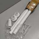 Heavy Duty Tension Curtain Rod No Drilling 41-146 Inch One-Click Adjustable