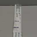 White Tension Curtain Rod for Windows 28 to 48 inch, Adjustable Expandable Pressure Spring Curtain Rod No Drilling, 7/8" Curtain Rod for Bedroom Doorway Closet Door