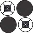 24 inch Swivel Base for Recliner Chair with 27.5 inch Pad, Couch Chair Replacement Parts 360 Degree Ball Bearing Rotating Ring Plate Kit Set of 2
