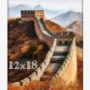 Picrit 12x18 Picture Frame, Photo Frame for Wall Mounting Display, White