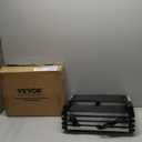 VEVOR 4-Step Dog Car Steps, Folding Dog Ramp with Nonslip Surface, Portable Pet Steps in Aluminum for Car, SUV and Truck, Supports up to 250 lbs