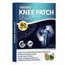 Herbal Knee Pain Relief Patches 40 Pack  Extra Strength Self-Heating Pads for Bone on Bone, Joint & Muscle Care  12H Natural Heat Therapy Wraps for Knee, Back, Shoulder Pain Comfort