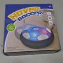 Hover Soccer Ball Boy Toy, Air Powered Floating Hover Soccers with LED Light, Kids Training Soccer Ball Indoor Outdoor Game, Birthday Gifts for Age 3 4 5 6 7 8-10 Years Old Boys Girls (Blue)