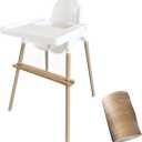 Highchair Decorative Leg Wraps - Bamboo Style 1 PCS 196 Inch Adhesive Decorative Strips for IKEA Antilop High Chair Accessories, Secure Vinyl Chair Leg Protectors & Anti-Slip Safety Covers