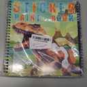 homicozy 3PCS Sticker Paint Books for Kids Ages 4-10,Dinosaur Astronaut Ocean Animals Designs Paint by Stickers, Sticker by Numbers, Party Birthday Gifts for Boys 4-10,Create 30 Pictures at a Time