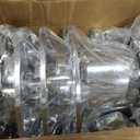 2 Front and 4 Rear Axle Wheel Covers 33mm Axle Cover Dome Chromed Thread-On Standart Lug Nut Covers with Removable Hub Caps for Semi Truck (Installation Tool Included)