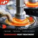 A-Premium 2 x Rear Wheel Bearing and Hub Assembly with ABS Ring & 4-Lug Compatible with Hyundai Accent 1997 1998 1999