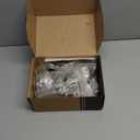 Chibery 10 Pack Frameless Half Overlay Soft Close Concealed European Hinges, Self Closing Satin Nickel, 105  Open Angle 4D Adjustment, Speed Control, Clip On, Stainless Steel for Cabinet Door