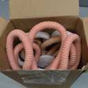 Barydat 6 Pcs Boho Nursery Decor Daisy Flower Woven Macrame Wall Hanging 3 Size Daisy Flower Wall Decor Bohemian Nursery Decorations for Home Dorm Art(Pink, Brown, White) (6.69/7.87/9.84 Inch)