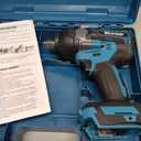 Cordless Impact Wrench 1/2 Inch, 1500 N.m/1106ft-lbs Brushless Impact Wrench Gun Compatible with Makita Battery (No Battery), Electric Power Impact Driver for Car Home